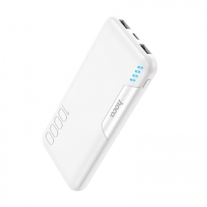 POWER BANK HOCO PORT 10000MAH WITH LCD DISPLAY OP:2XUSB PORT IN:TYPE-C/MICRO 2A